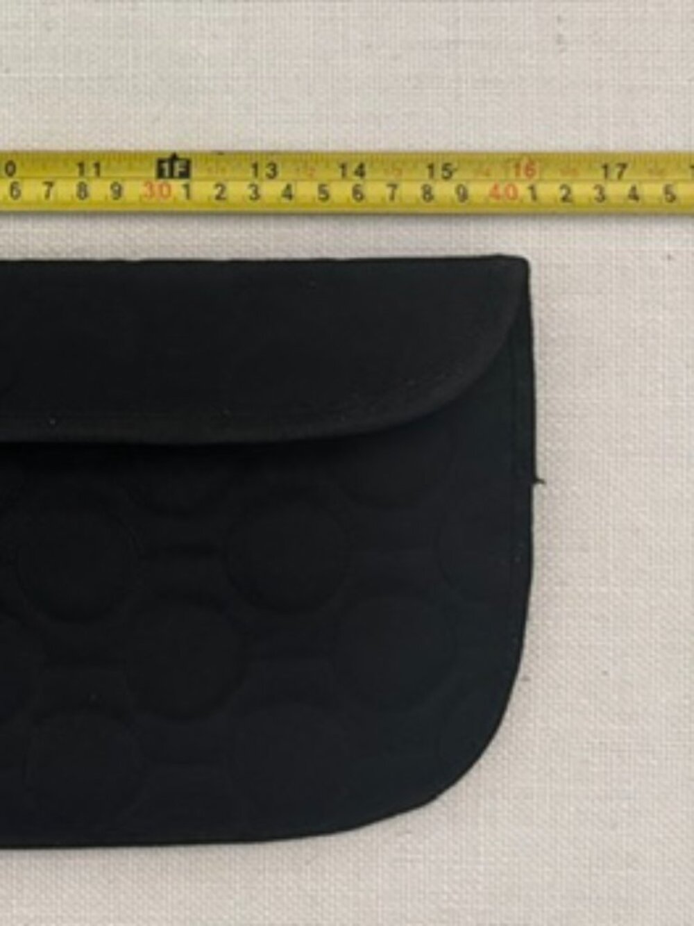 Toss Black Embroidered Straightening Iron Travel Case